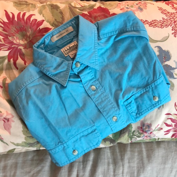 LL BEAN size Small Button down 100% Cotton Traditional Fit Breathable $69 NEW - Picture 14 of 14
